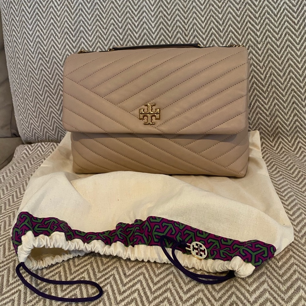 Sold Kira Chevron Leather Crossbody Bag